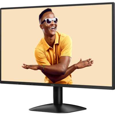 Монитор 23.8" AOC 24B31H IPS 1920x1080, 120 Гц, 4 мс (1 мс MPRT), 16:9, 300 кд/м², VGA, HDMI 1.4, 3.5 Jack, динамики (2x2 Вт), HDR10, Adaptive-Sync, черный