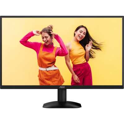 Монитор 23.8" AOC 24B35HM2 VA 1920x1080, 100 Гц, 4 мс, 16:9, 300 кд/м², HDMI 1.4, VGA, Adaptive-Sync, черный