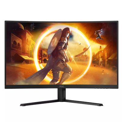 Монитор 32" AOC CQ32G4VE, VA 2560x1440, 180 Гц, 1 мс, 16:9, 300 кд/м², 2xHDMI, 1xDP, 1x3.5 мм, изогнутый R1500, черный