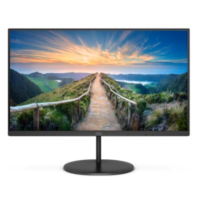 Монитор 23.8" AOC Value Line Q24V4EA IPS 2560x1440, 75 Гц, 4 мс, 16:9, 250 кд/м2, 1xHDMI, 1xDP, 1x3.5 мм, черный