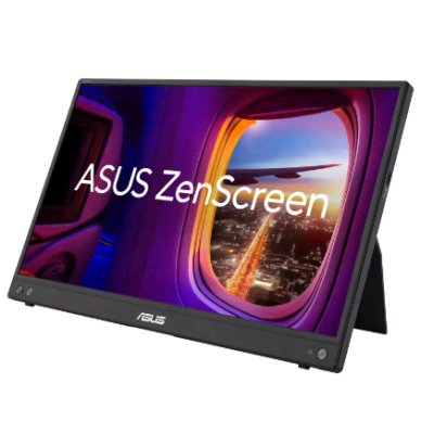 Монитор 15.6" ASUS ZenScreen MB16AHV IPS 1920x1080, 60 Гц, 5 мс, 16:9, 250 кд/м2, 1xHDMI, 1xUSB-C, 2xUSB-C, мини HDMI, черный