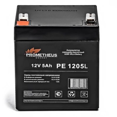 Батарея для ИБП Prometheus Energy РЕ1205L 12В 5А·ч
