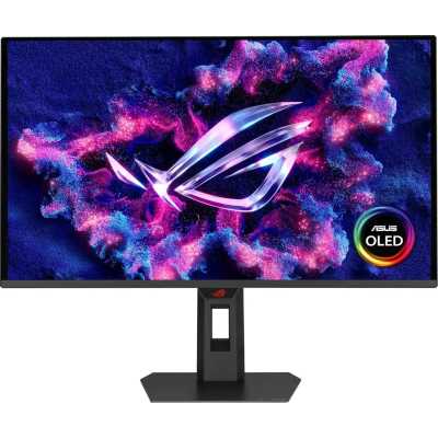 Монитор 26.5" Asus ROG Strix XG27AQDPG QD-OLED 2560x1440, 500 Гц, 0.03 мс, 16:9, 300 кд/м², DP 1.4, HDMI 2.1 x2, 3.5 Jack, USB Hub (3x USB 3.2), G-Sync Compatible, FreeSync, черный