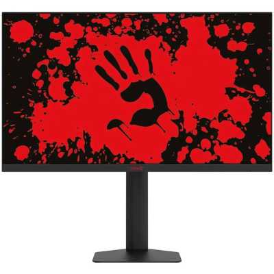 Монитор 27" Bloody MN1X IPS 2560x1440, 210 Гц, 5 мс (1 мс MPRT), 16:9, 600 кд/м², 2xHDMI 2.1, DP 1.4, 3.5 Jack, динамики (2x3 Вт), HDR10, FreeSync, G-Sync, черный