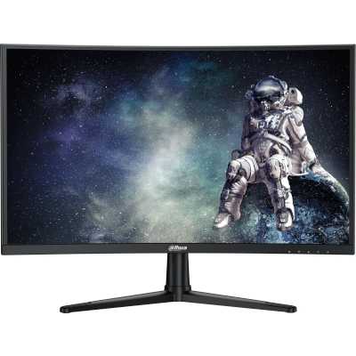 Монитор 23.8" Dahua DHI-LM24-E240C VA 1920x1080, 240 Гц, 1 мс (MPRT), 16:9, 350 кд/м², HDMI 2.0, DP 1.4, HDR10, изогнутый (1500R), черный