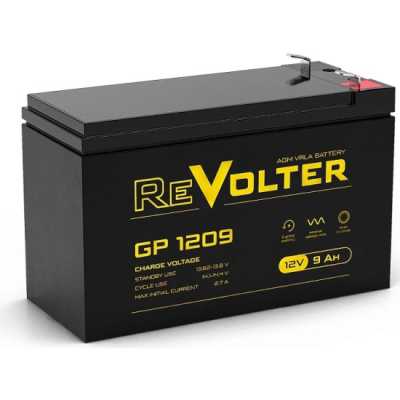 Аккумулятор 12В 9А.ч REVOLTER GP 1209