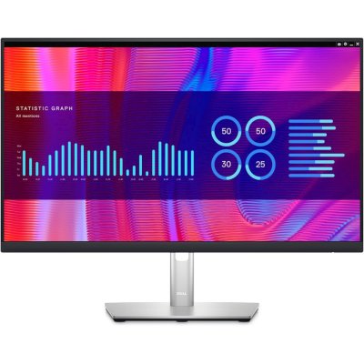 Монитор 23.8" Dell P2423DE IPS 2560x1440, 60 Гц, 5 мс, 16:9, 300 кд/м², HDMI 1.4, DP 1.2, USB-C (90 Вт), 4xUSB 3.0, Ethernet (1 Gbит), 3.5 Jack, черный/серебристый