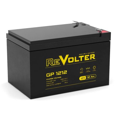 Аккумулятор 12В 12А.ч REVOLTER GP 1212