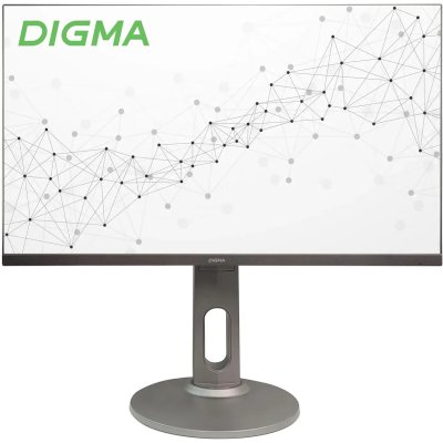 Монитор 27" Digma Progress 27P705Q IPS 2560x1440, 75 Гц, 5 мс, 16:9, 300 кд/м2, 2xHDMI, 1xDP, 1x3.5 мм, черный/серебристый