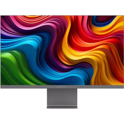 Монитор 27" DIGMA PRO Art S IPS 3840x2160, 60 Гц, 5 мс, 16:9, 400 кд/м², 1xHDMI, 1xDP, 2x2 Вт, серый
