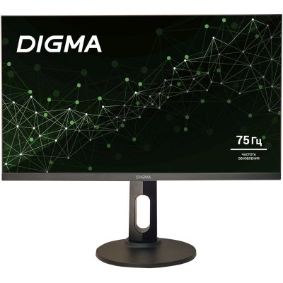 Монитор 27" Digma Progress 27P505Q IPS 2560x1440, 75 Гц, 5 мс, 16:9, 350 кд/м², 2xHDMI, 1xDP, 1x3.5 мм, черный