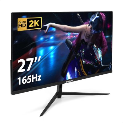 Монитор 27" ExeGate Combat EG2700A IPS 2560x1440, 165 Гц, 1 мс, 16:9, 300 кд/м², 1xHDMI, 1xDP, 3.5 мм, черный