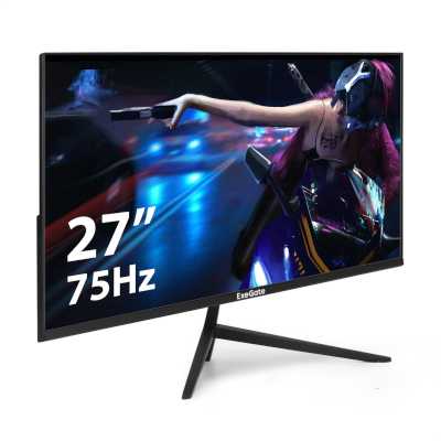 Монитор 27" ExeGate SmartView ES2707CA IPS 2560x1440, 75 Гц, 1 мс, 16:9, 300 кд/м2, 1xHDMI, 1хDP, 1x3.5 мм, черный