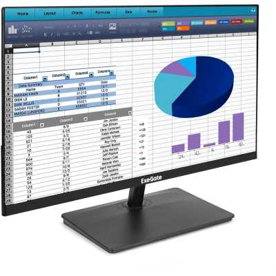 Монитор 21.5" 100 Гц ExeGate SmartView EP2200 (IPS LED Grade A+, FHD, 1920x1080@100Гц, 16:9, 250cd/m2, 1000:1, 178°/178°, 5ms, D-Sub, HDMI, Flicker-free, Low Blue Light, кабель HDMI 1.5м, VESA, регулировка наклона (tilt), черный)
