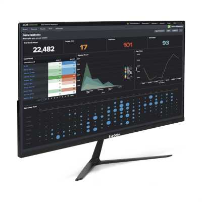Монитор 27" ExeGate ProSmart EZ2700 IPS 1920x1080, 75 Гц, 5 мс, 16:9, 250 кд/м², VGA, HDMI 1.4, HDR10, FreeSync, черный