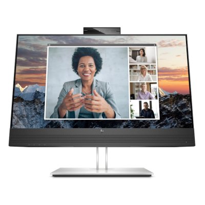 Монитор 23.8" HP E24m G4 Conferencing IPS 1920x1080, 75 Гц, 5 мс, 16:9, 300 кд/м², DP 1.2, HDMI 1.4, USB-C (65 Вт), USB Hub (4x USB 3.0), 3.5 Jack, Ethernet, веб-камера, динамики (2x5 Вт), черный