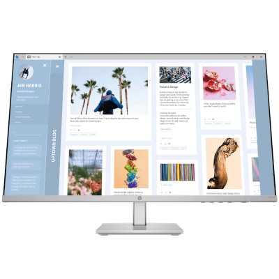 Монитор 27" HP Series 5 527sh IPS 1920x1080, 100 Гц, 5 мс, 16:9, 300 кд/м², VGA, 2×HDMI 1.4, HDR10, Flicker-Free, Low Blue Light, серебристый