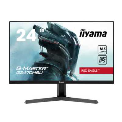 Монитор 23.8" Iiyama G-Master Red Eagle G2470HSU-B1 IPS 1920x1080, 165 Гц, 0.8 мс, 16:9, 250 кд/м², 2x2 Вт, 1xHDMI, 1xDP, USB, черный