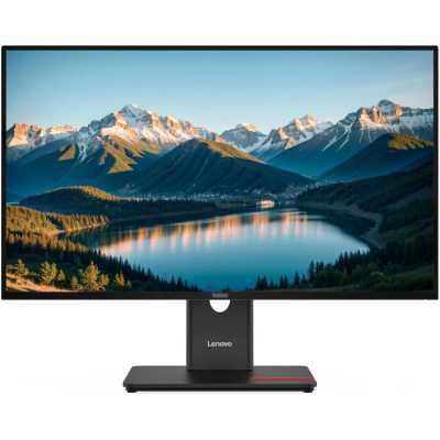Монитор 27" Lenovo T27Q-40 IPS 2560x1440, 120 Гц, 4 мс, 16:9, 350 кд/м², 2×HDMI 2.1, DP 1.4, USB-C (PD), USB Hub (3×USB 3.2 Gen1), 3.5 Jack, HDR10, черный