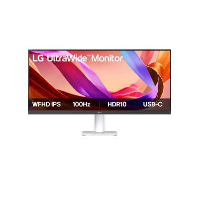 Монитор 29" LG UltraWide 29U531A-W IPS 2560x1080, 100 Гц, 5 мс, 21:9, 250 кд/м², HDMI 2.0, DP 1.4, USB-C, 3.5 Jack, HDR10, FreeSync, динамики (2x5 Вт), VESA 100x100, белый
