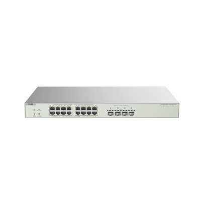 Коммутатор Ruijie Reyee RG-NBS3300-16MG4XS-HP, 16×2.5 Гбит/с PoE++ + 4×10 Гбит/с SFP+ Uplink, управляемый