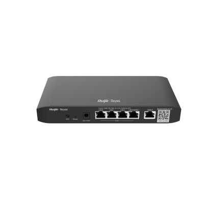 Маршрутизатор Ruijie Reyee RG-EG105G-P-V3, 4×1 Гбит/с PoE + 1×1000 Мбит/с Uplink, управляемый