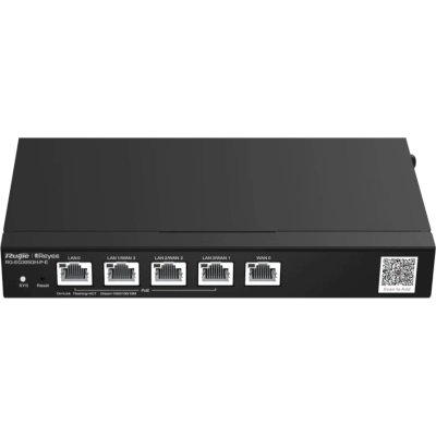 Маршрутизатор Ruijie Reyee RG-EG305GH-P-E, 4×1 Гбит/с PoE + 1×1000 Мбит/с Uplink, управляемый