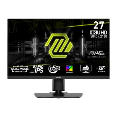 Монитор 27" MSI MAG 272URDF E16 IPS 3840x2160, 160 Гц, 0.5 мс, 16:9, 400 кд/м², 2xHDMI 2.1, DP 1.4, 3.5 Jack, USB Hub (2x USB 2.0), DisplayHDR 400, Adaptive-Sync, черный