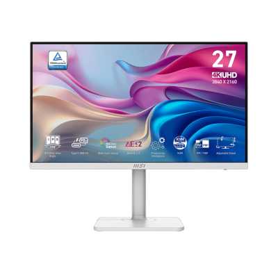 Монитор MSI 27" MD272UPHW белый IPS LED 16:9 HDMI M/M матовая HAS Piv 400cd 178гр/178гр 3840x2160 60