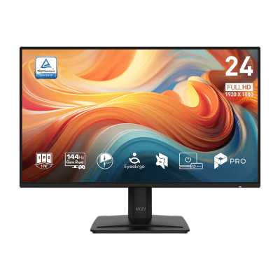 Монитор MSI 23.8" Pro MP242 E14A черный IPS LED 16:9 HDMI M/M матовая 1500:1 300cd 178гр/178гр 1920x1080 144Hz VGA DP FHD 3.1кг