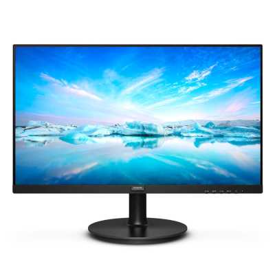 Монитор 21.5" Philips 222V8LA (00/01) VA 1920x1080, 75 Гц, 4 мс, 16:9, 250 кд/м2, 1xHDMI, 1xDP, 1xVGA, 1x3.5 мм, черный