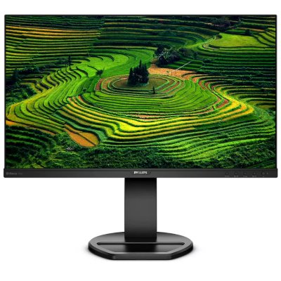 Монитор 23.8" Philips 241B8QJEB (00/01) IPS 1920x1080, 75 Гц, 5 мс, 16:9, 250 кд/м2, 1xHDMI, 1xDP, 1xDVI, 1xVGA, 4xUSB, 1x3.5 мм, черный