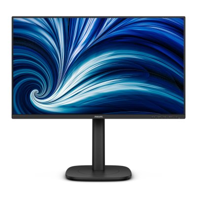 Монитор 23.8" Philips 24B2U3301 IPS 1920x1080, 120 Гц, 4 мс, 16:9, 300 кд/м², HDMI 1.4, DP 1.4, USB-C (90 Вт), USB Hub (4x USB 3.2 Gen 1), 3.5 Jack, динамики (2x2 Вт), RJ45, HDR10, Adaptive-Sync, черный