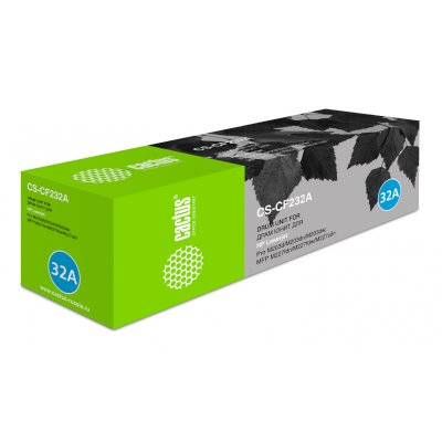 Блок фотобарабана Cactus CS-CF232A ч/б:23000 стр. для LJ M203dn Pro/M203dw Pro/M206dn Ultra/M227 Pro MFP HP