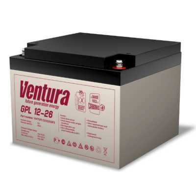 Батарея для ИБП Ventura GPL 12-26 12V/29Ah F5, ДхШхВ 175х166х125мм, 8кг, срок службы 12 лет