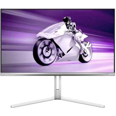 Монитор 26.5" Philips Evnia 27M2N8500 QD-OLED 2560x1440, 360 Гц, 0.03 мс, 16:9, 250 кд/м², 2xHDMI 2.1, DP 1.4, USB Hub (2x USB 3.2), 3.5 Jack, DisplayHDR True Black 400, FreeSync, G-Sync, динамики (2x5 Вт), Ambiglow, белый
