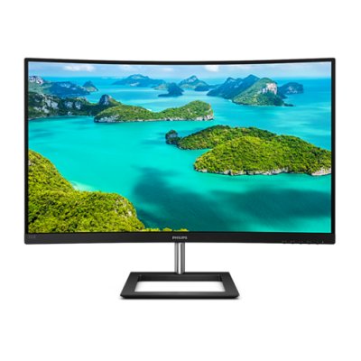 Монитор 31.5" Philips 322E1C VA 1920x1080, 75 Гц, 4 мс, 16:9, 250 кд/м2, 1xHDMI, 1xDP, изогнутый, 1x3.5 мм, черный