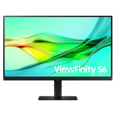 Монитор Samsung 27" ViewFinity S6 S27D604UAIXCI черный IPS LED 5ms 16:9 HDMI матовая HAS Piv 1000:1
