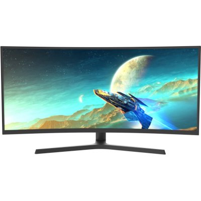 Монитор 34" Valday AL77AZF IPS 3440x1440, 165 Гц, 5 мс, 21:9, 300 кд/м2, 2xHDMI, 2xDP, 1x3.5 мм, изогнутый, черный