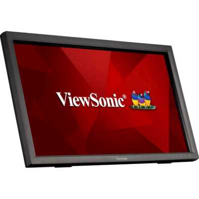 Монитор 21.5" ViewSonic TD2223 VA 1920x1080, 75 Гц, 6.5 мс, 16:9, 250 кд/м², VGA, DVI-D, HDMI 1.4, DP, USB Hub (2×USB 2.0), 3.5 Jack, аудиовход, динамики (2×2 Вт), сенсорный экран (IR Touch), черный