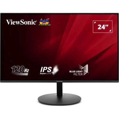 Монитор 23.8" ViewSonic VA24E1-H IPS 1920x1080, 120 Гц, 5 мс, 16:9, 250 кд/м², HDMI 1.4, VGA, черный