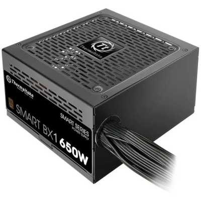 Блок питания Thermaltake ATX 650W Smart BX1 SE 80+ bronze (20+4pin) APFC 120mm fan color LED 6xSATA RTL