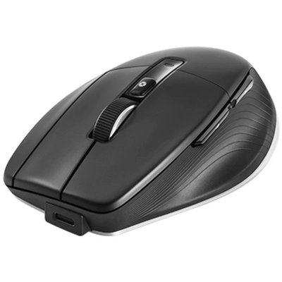 Мышь беспроводная/проводная 3Dconnexion CadMouse Pro Wireless, RTL, Right hand (341450) (3DX-700116) черный, 7200 dpi, радиоканал, Bluetooth, USB, кнопки - 7