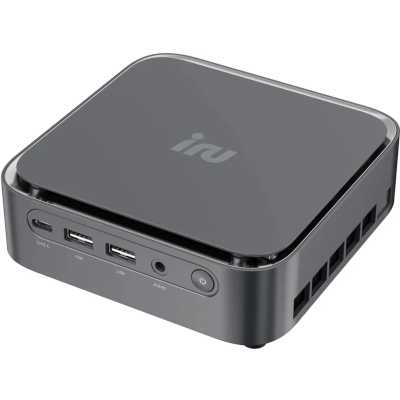 Неттоп IRU Tactio 513 i5 1235U (1.3) 16Gb SSD512Gb Iris Xe без ОС GbitEth WiFi BT 120W серый (RUS) (2189397)