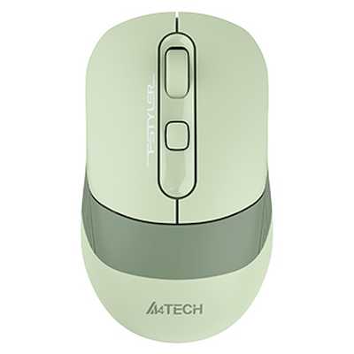 Мышь беспроводная A4Tech Fstyler FB10C зеленый, 2000 dpi, радиоканал, Bluetooth, USB, кнопки - 4