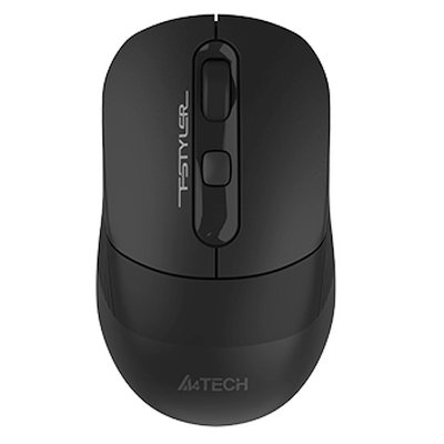 Мышь беспроводная A4Tech Fstyler FB10C черный, 2000 dpi, радиоканал, Bluetooth, USB, кнопки - 4