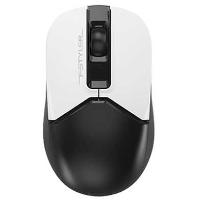 Мышь беспроводная A4Tech Fstyler FB12 белый/черный, 1200 dpi, радиоканал, Bluetooth, USB, кнопки - 3