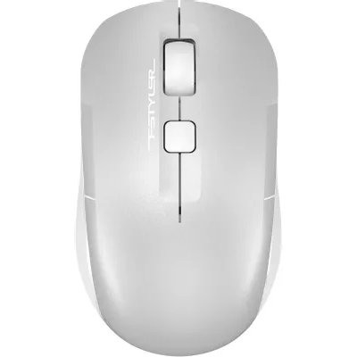 Мышь беспроводная A4Tech Fstyler FB26CS Air2 серебристый/белый, 2000 dpi, радиоканал, Bluetooth, USB, кнопки - 4