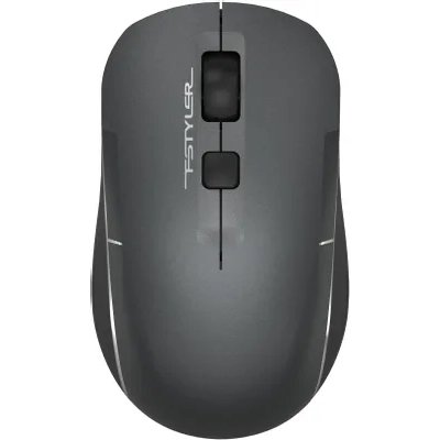 Мышь беспроводная A4Tech Fstyler FB26CS Air2 серый/черный, 2000 dpi, радиоканал, Bluetooth, USB, кнопки - 4