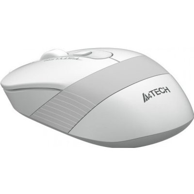 Мышь беспроводная A4Tech Fstyler FG10 белый/серый, 2000 dpi, радиоканал, USB, кнопки - 4
